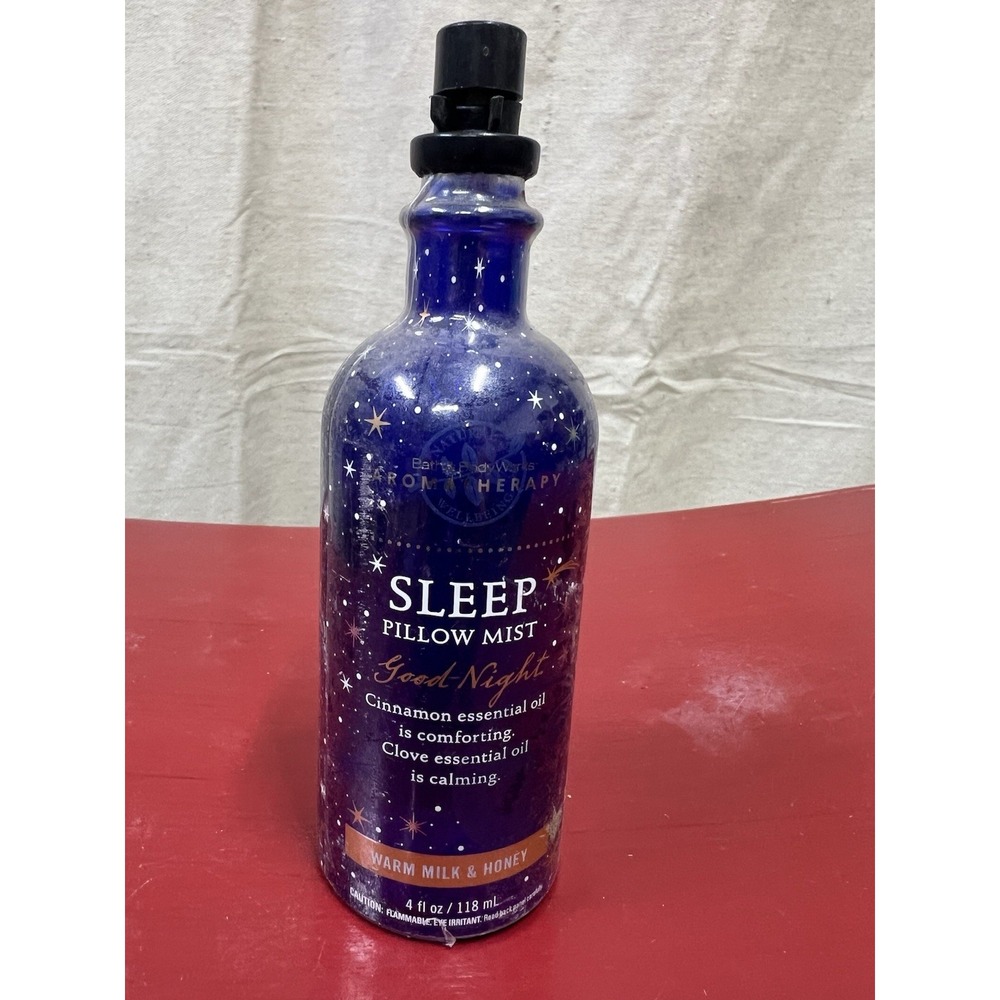 Bath Body Works Sleep Pillow Mist WARM MILK HONEY Cinnamon Clove 4‎ oz/118mL New